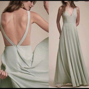 Jenny Yoo Colby BHLDN morning mist dress